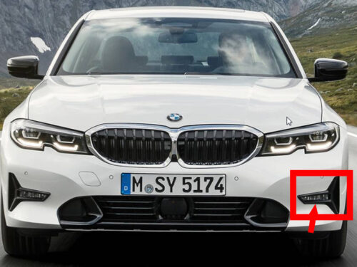 ცხაურა დახურული მარცხენა - BMW 3 S G20 - 2020-