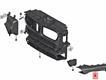 ჰაერის შემშვები მარცხენა - BMW X3 F25/F26 2014-2017 ჰაერის შემშვები მარცხენა - BMW X3 F25/F26 2014-2017