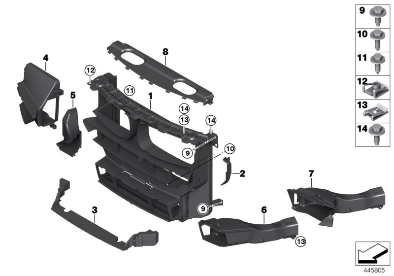 ჰაერის შემშვები - M SPORT - BMW X5 F15 2014- ჰაერის შემშვები - M SPORT - BMW X5 F15 2014-