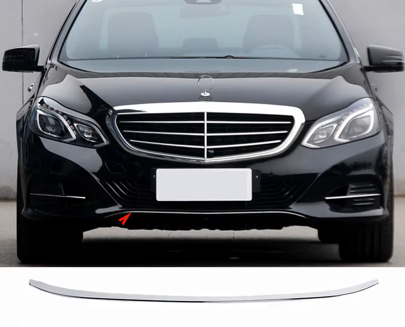 მოლდინგი წინა ბამპერის ნიკელის - MERCEDES-BENZ E W212 2013-2016