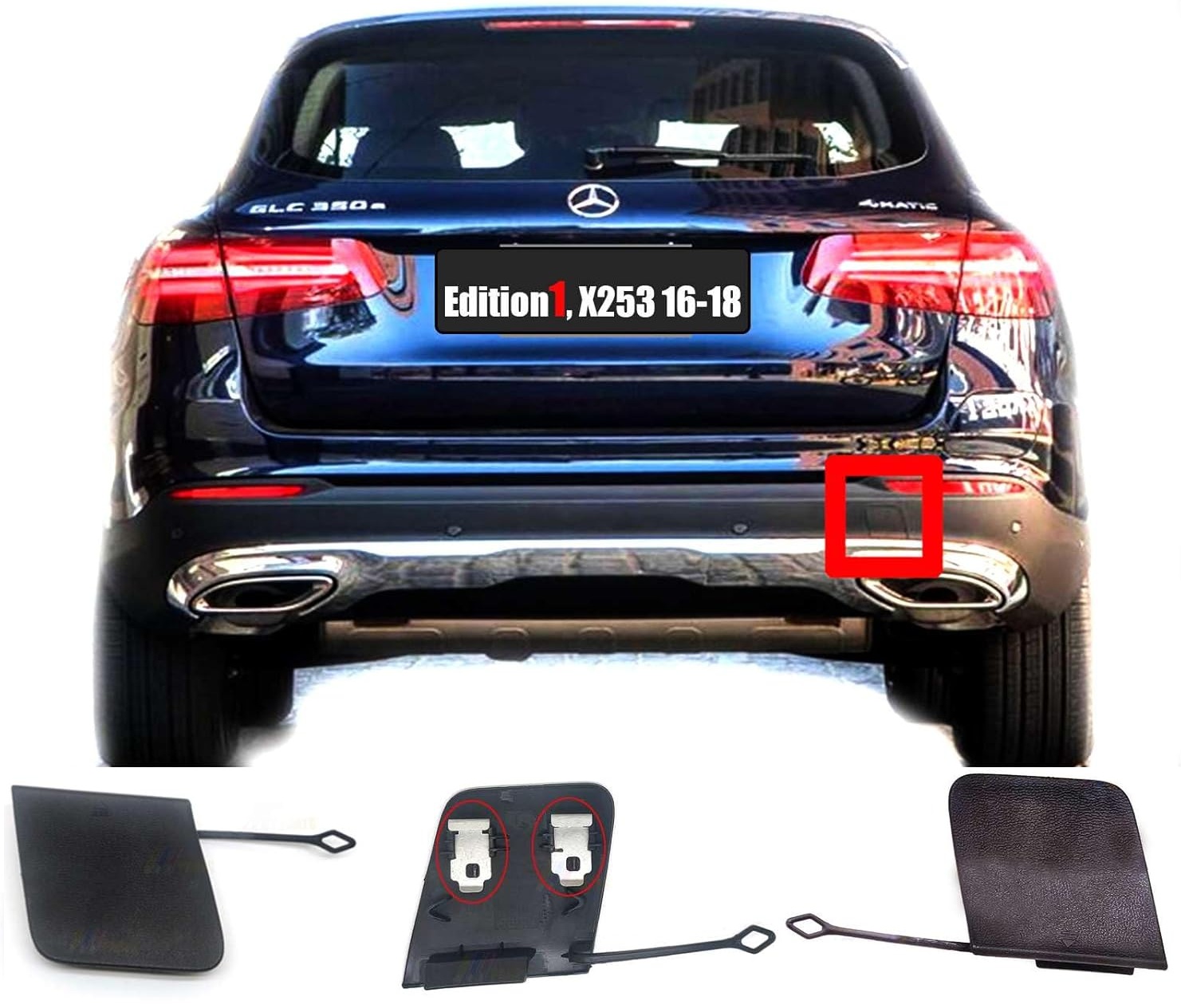 საბუქსირე ხუფი წინა - MERCEDES-BENZ GLC X253/C253 2016-2019 საბუქსირე ხუფი წინა - MERCEDES-BENZ GLC X253/C253 2016-2019