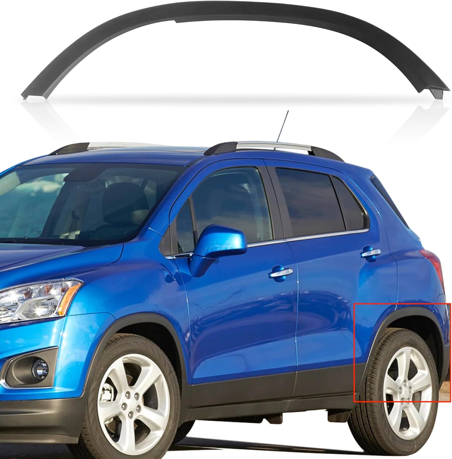 მოლდინგი უკანა ფრთის მარცხენა - CHEVROLET TRAX 2014-2016 მოლდინგი უკანა ფრთის მარცხენა - CHEVROLET TRAX 2014-2016