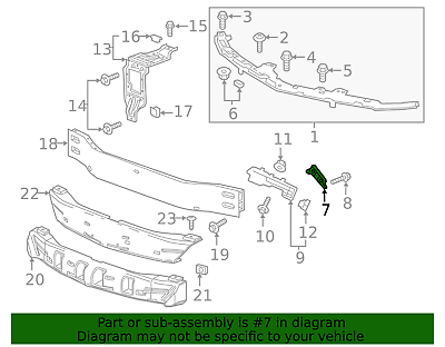 Bracket front left