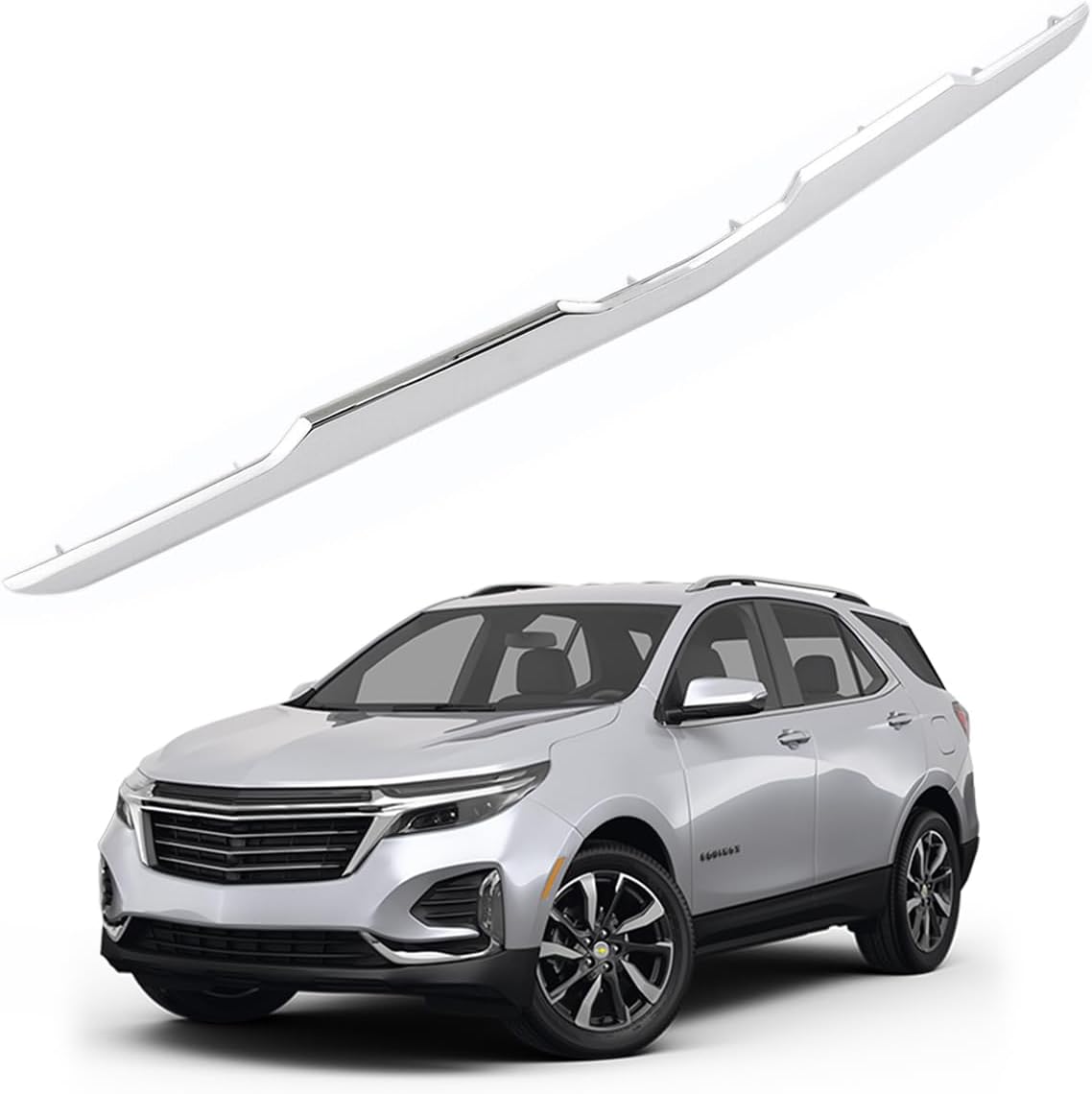 მოლდინგი წინა ბამპერის შუა ქრომი - CHEVROLET EQUINOX 2021-
