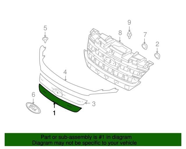 მოლდინგი ბადის ქვედა ნიკელის - FORD FUSION 2010-2013 მოლდინგი ბადის ქვედა ნიკელის - FORD FUSION 2010-2013