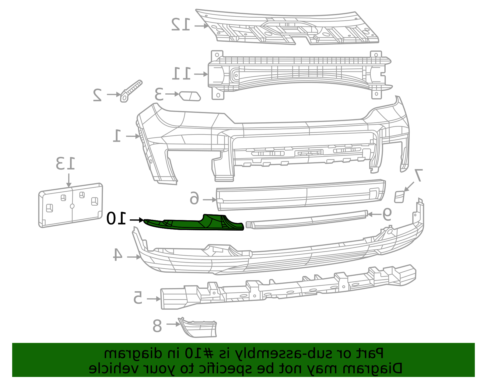 მოლდინგი წინა ბამპერის ნიკელის მარჯვენა - JEEP GRAND CHEROKEE 2022-