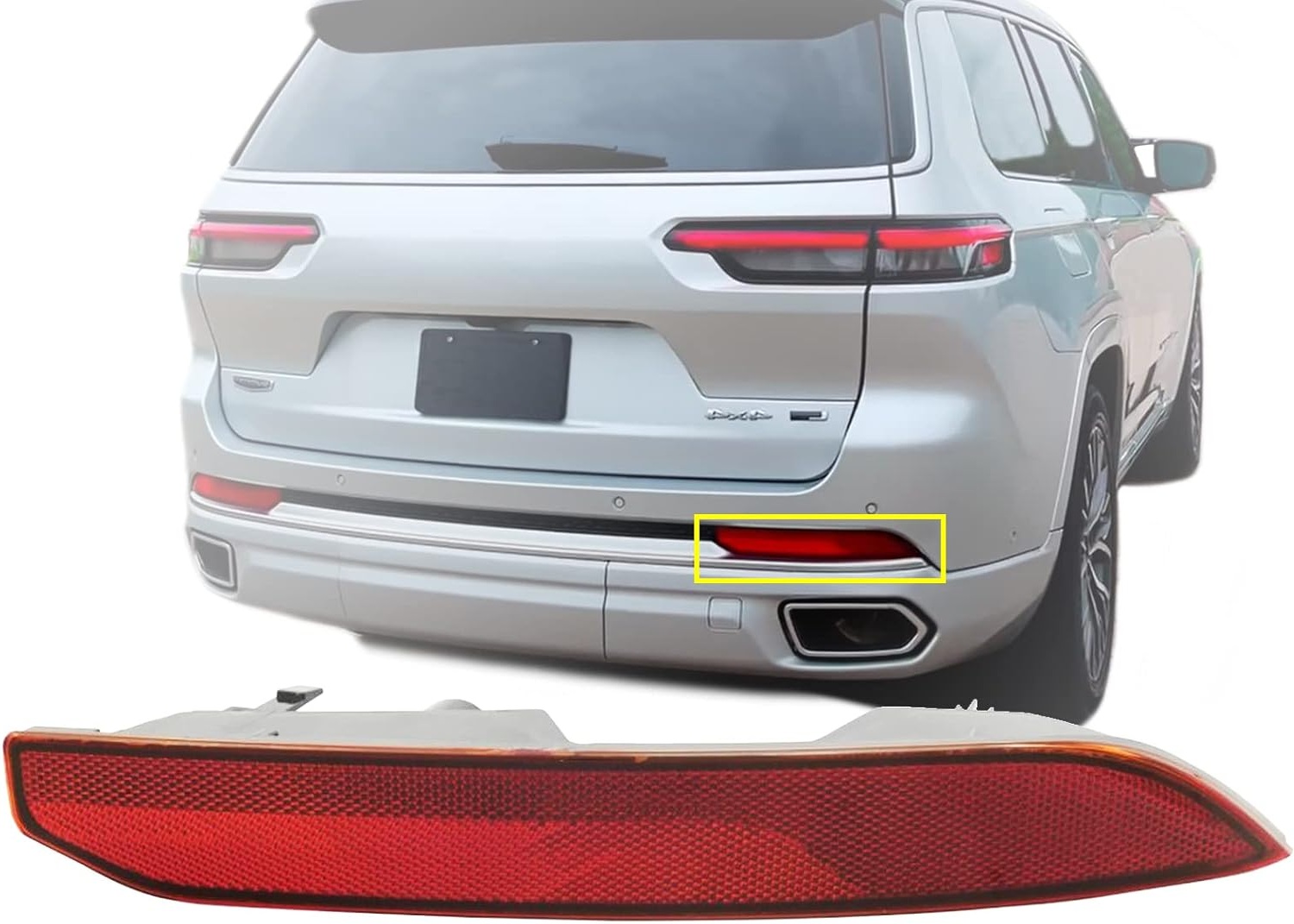 რეფლექტორი უკანა მარჯვენა - JEEP GRAND CHEROKEE L 2021-/GRAND CHEROKEE 2022-