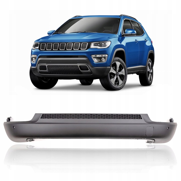 სპოილერი უკანა ბამპერის სენსორის 2 ჭრილით - JEEP COMPASS 2017- Rear bumper