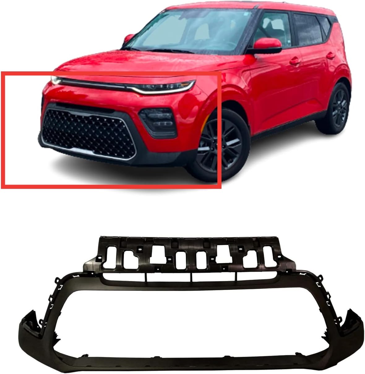 წინა ბამპერი ქვედა - KIA SOUL 2020-2022