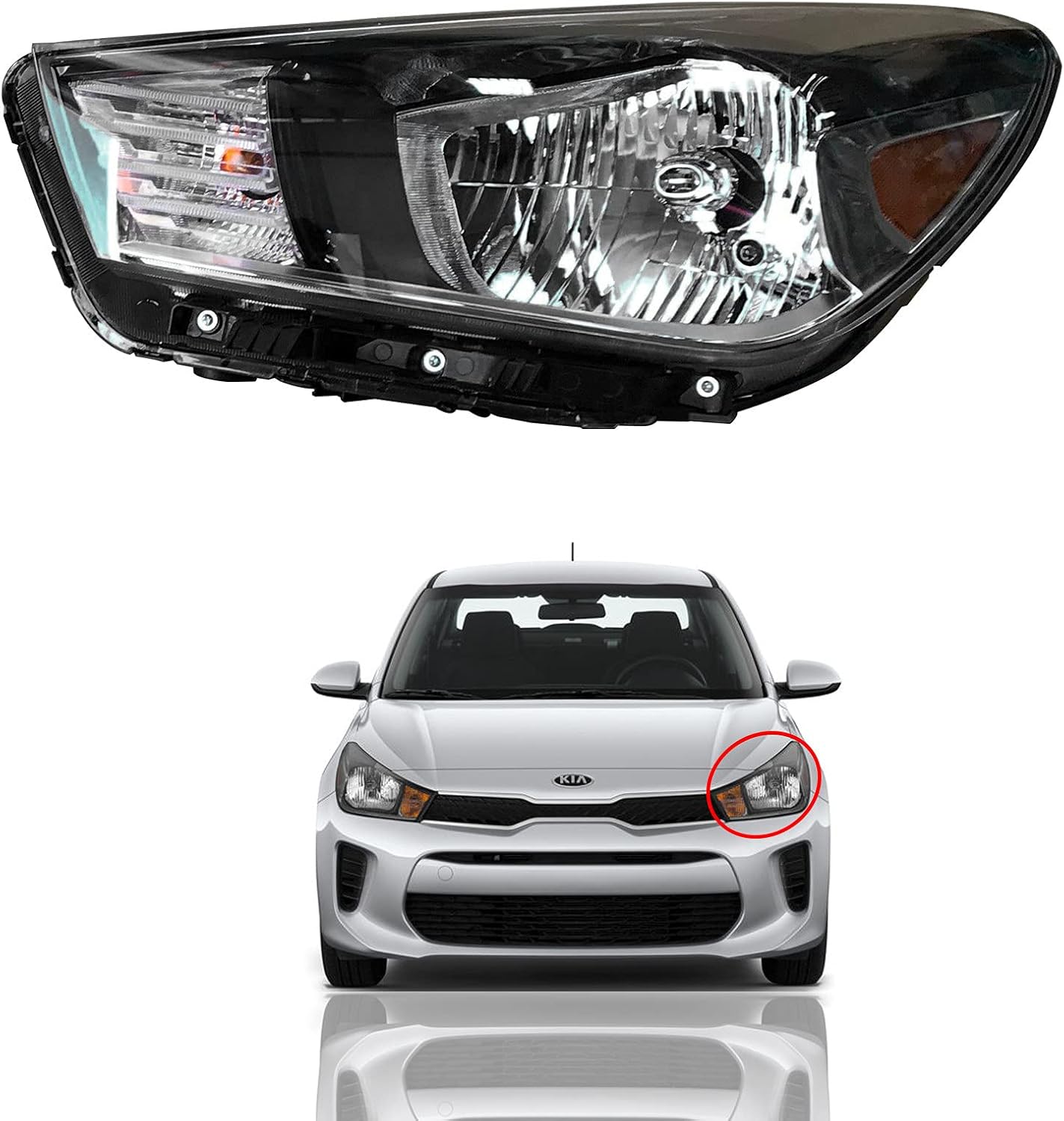 მაშუქი წინა მარცხენა - KIA RIO H/B /SEDAN 2017-2020