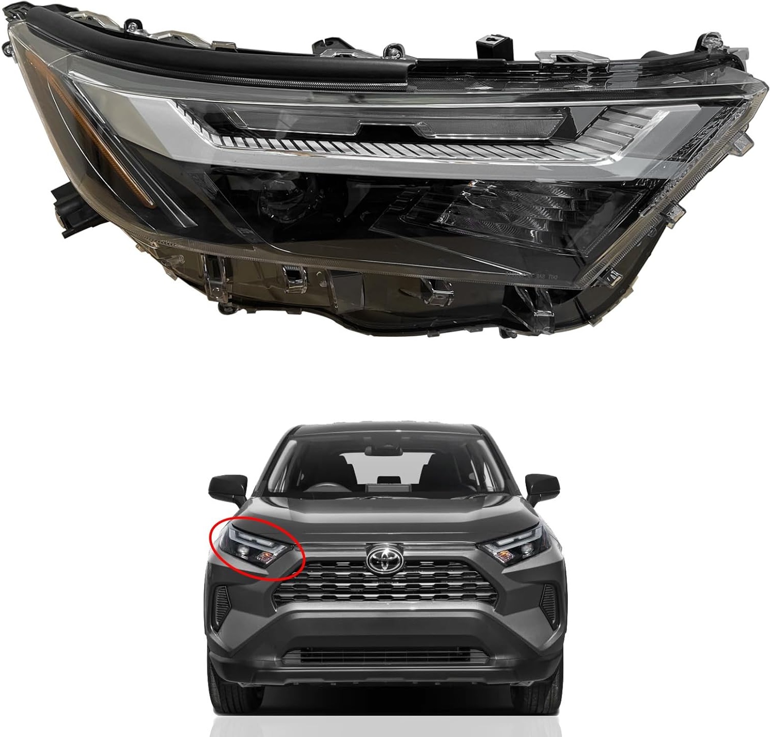 მაშუქი წინა მარჯვენა LED - TOYOTA RAV4 2022-