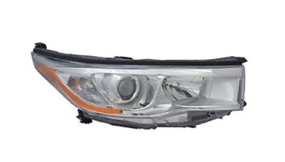 მაშუქი წინა ქრომი TYC მარცხენა - TOYOTA HIGHLANDER 2015- Headlamp left