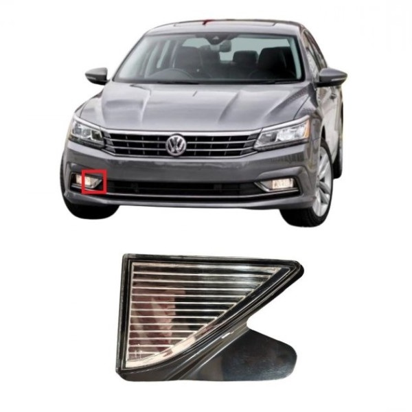 რეფლექტორი წინა ბამპერის მარცხენა - VOLKSWAGEN PASSAT 2016-2019 რეფლექტორი წინა ბამპერის მარცხენა - VOLKSWAGEN PASSAT 2016-2019